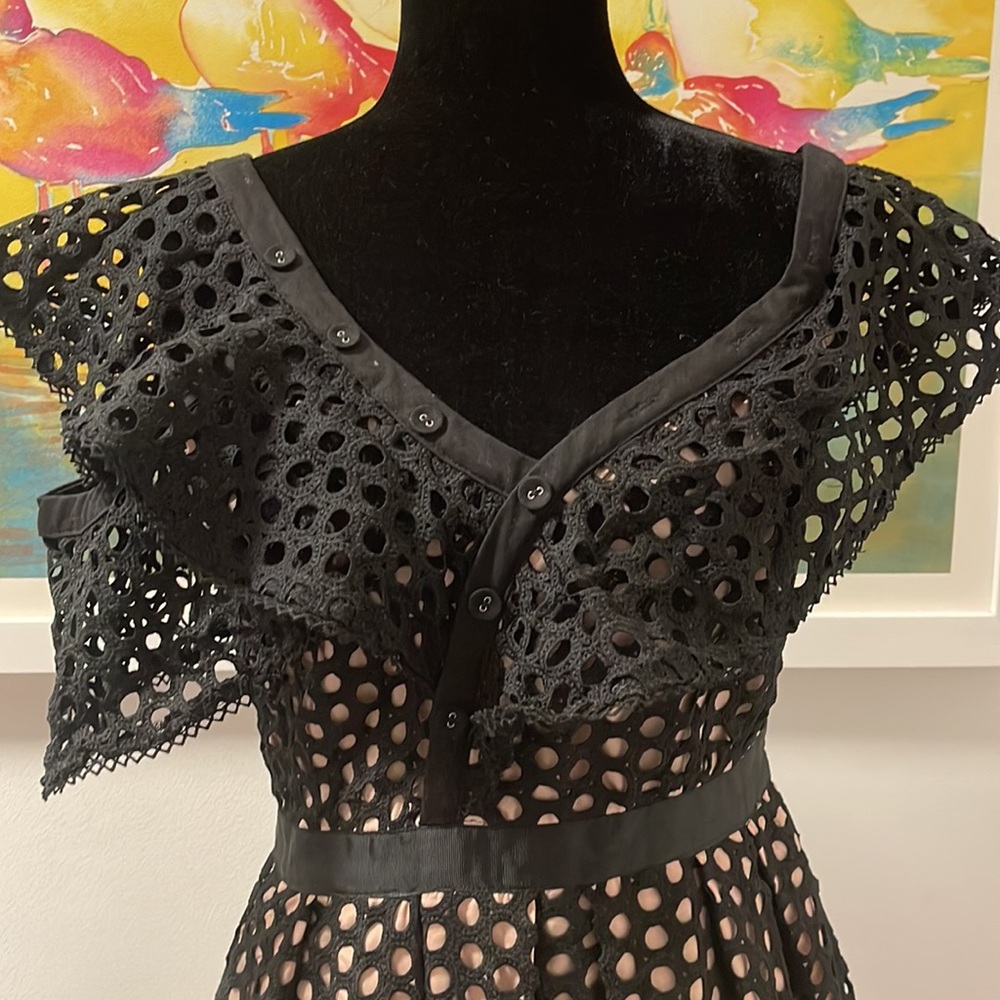 Beautiful Ina lace dress size 6 , black.
